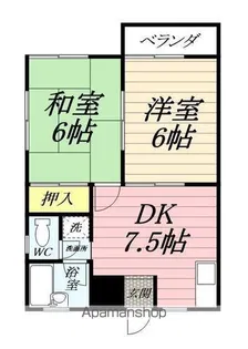 リバティ池田【2階】の間取り