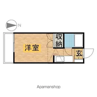 コーポエクセル【207号室】の間取り