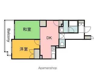 フォーラム牛田早稲田【101号室】の間取り