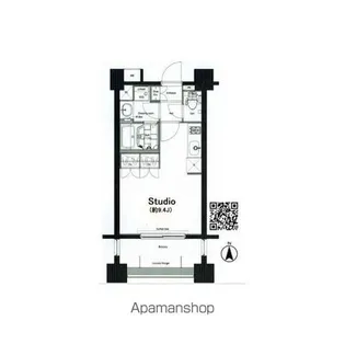 コンフォリア麻布十番【11階】の間取り
