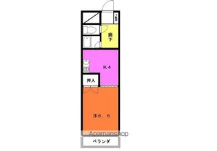 イーマックス柏崎【111号室】の間取り
