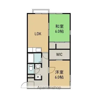 レオパレス【101号室】の間取り