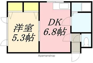 ピアパレス白鳥【203号室】の間取り