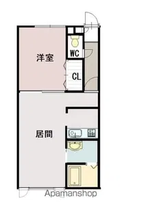 シンフォニー宮下【103号室】の間取り