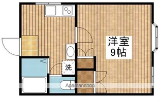 シュガータウンA棟【208号室】の間取り