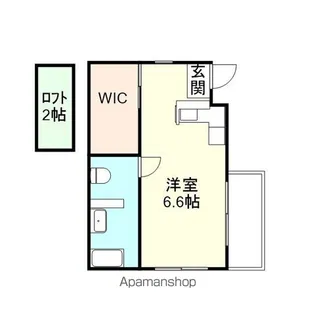 WACK古和田【W-3号室】の間取り