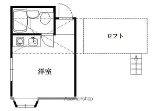 ロージェⅢ【202号室】の間取り