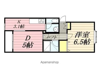 KAYコーポカシマB棟【205号室】の間取り