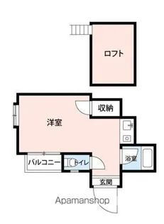 ベルレージュ博多Ⅱ【105号室号室】の間取り