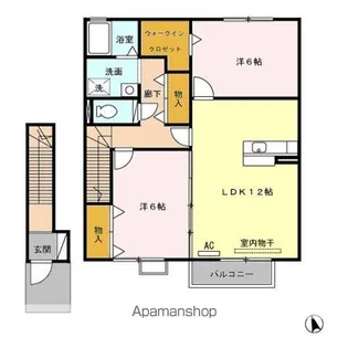 グリーンヒルズたかお【2階】の間取り