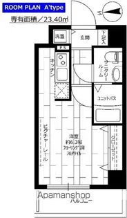 ステージファースト南麻布【6階】の間取り