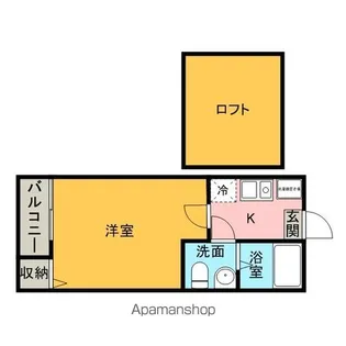 STAGE箱崎【201号室】の間取り