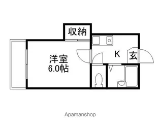 BRUNO浜【103号室】の間取り