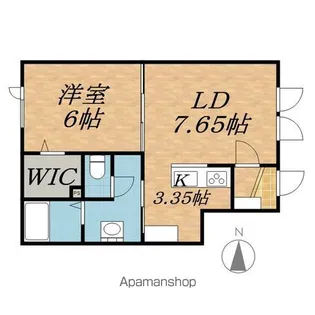 レジデンスアイ壱号館【2階】の間取り