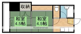 サンライズマンション寿【3階】の間取り