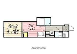 エルファーロ神楽坂Ⅱ【2階】の間取り