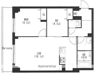 東京都目黒区平町2丁目【マンション】の間取り