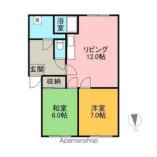 東栄コーポ【3号室号室】の間取り