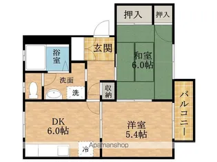 フォーレス千代田【203号室】の間取り