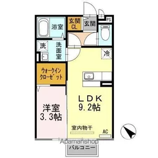 インサイドモート【2階】の間取り