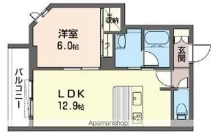 ルミエール戸塚【101号室】の間取り