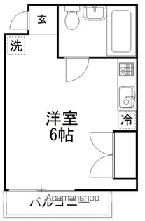 真間ハイツ【1階】の間取り