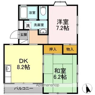 ヴァンヴェール【2階】の間取り