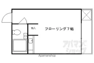 リブレ平野【205号室】の間取り
