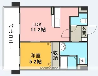 箱崎なつめビル【7階】の間取り