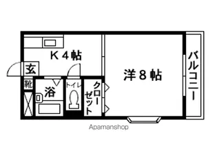 青葉建商ビル【106号室】の間取り