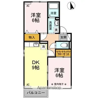 ボナール A【2階】の間取り