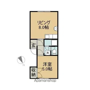 にこうMSⅡ【202号室】の間取り