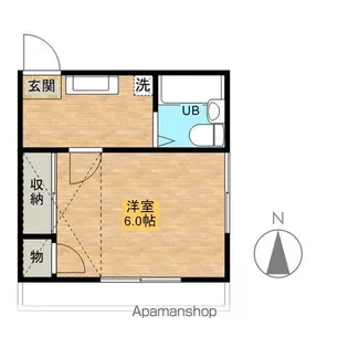 ロジュマン西原壱番館【101号室】の間取り
