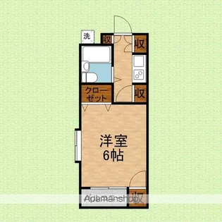 ウエストハイツ【203号室】の間取り