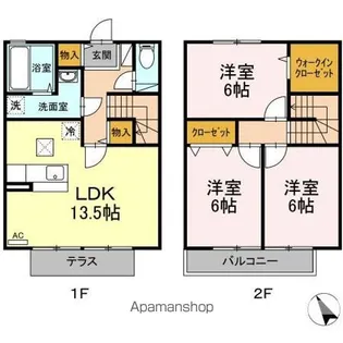 リビングタウン長橋台 D【1階】の間取り