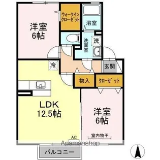 メゾン・リシェス【2階】の間取り