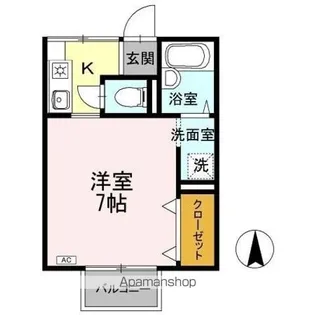 ルミエールシンコウ【2階】の間取り