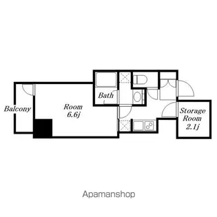 1Kの間取り画像