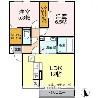 グレイスタウン青葉 A【1階】の間取り