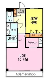 VIEW TERRACE N・R【1階】の間取り