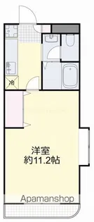 ジェムハナクマ【4階】の間取り