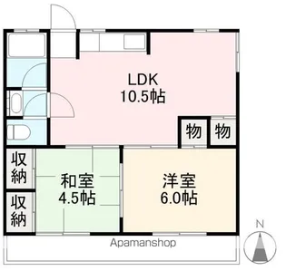 ヴェルヴィルKITA【3階】の間取り