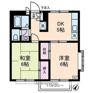 エステートピア・U3号棟【2階】の間取り