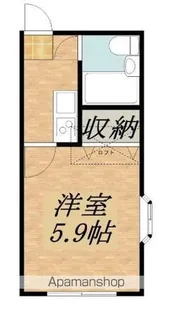 1Kの間取り画像