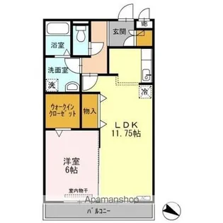 サンシャインービレッジ【2階】の間取り