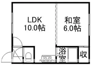 つちだマンション【12号室】の間取り