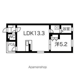 TRYⅡ柳川【1階】の間取り
