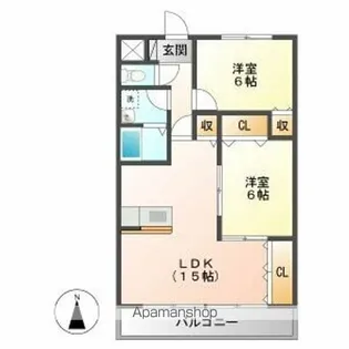 アーバングランデ【1階】の間取り