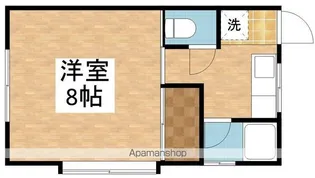 来夢ハイツ【2階】の間取り