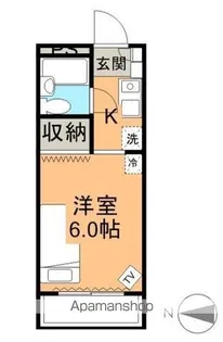 セントラル白山【1G号室】の間取り